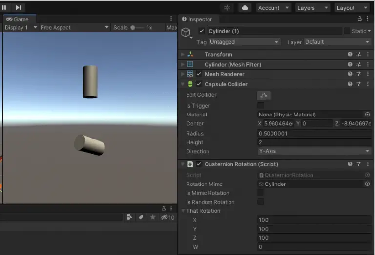 Unity Quaternion