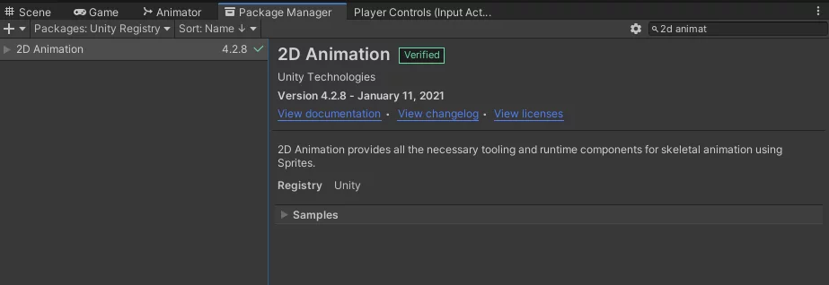 2d animation package